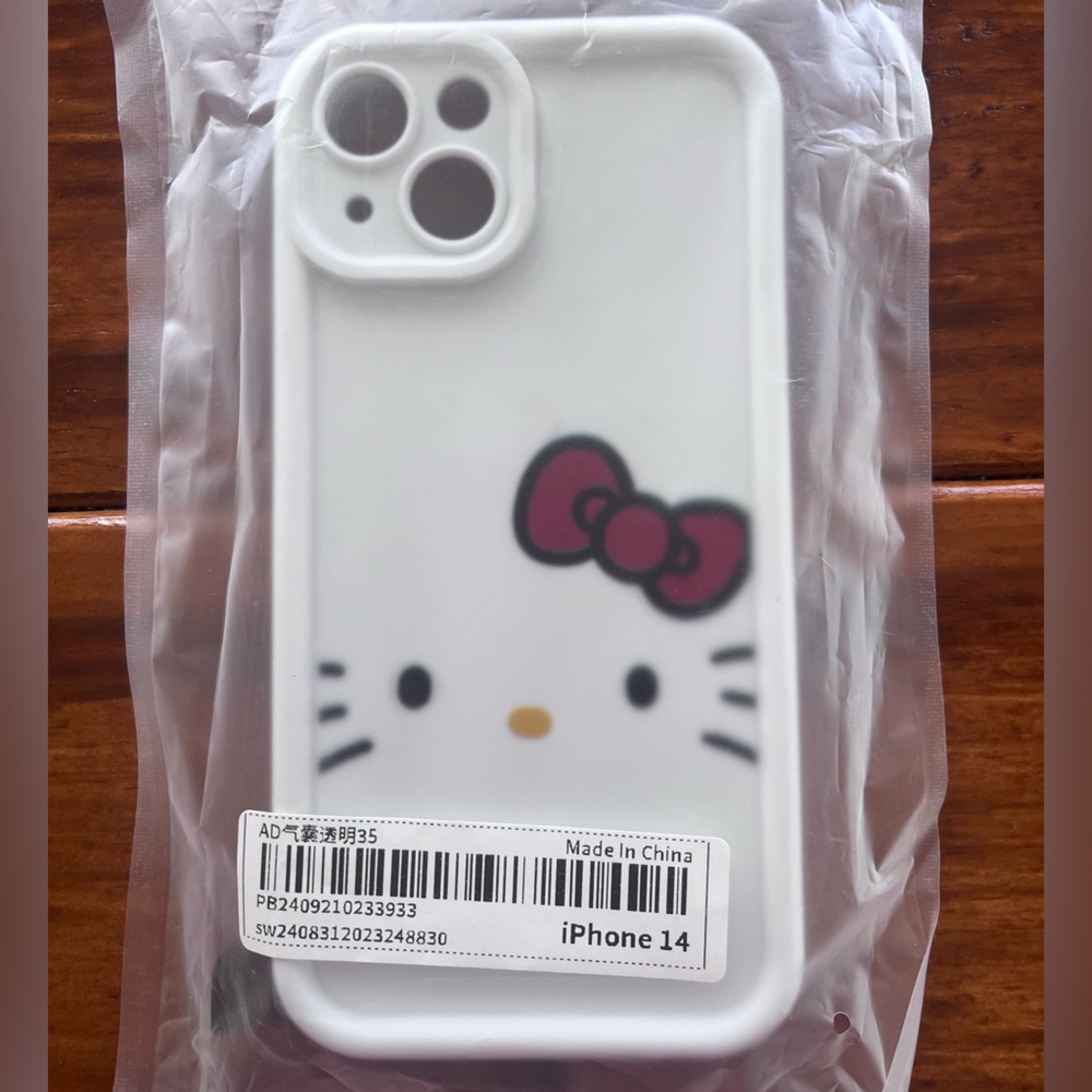 Hello Kitty iPhone 14 Case - White